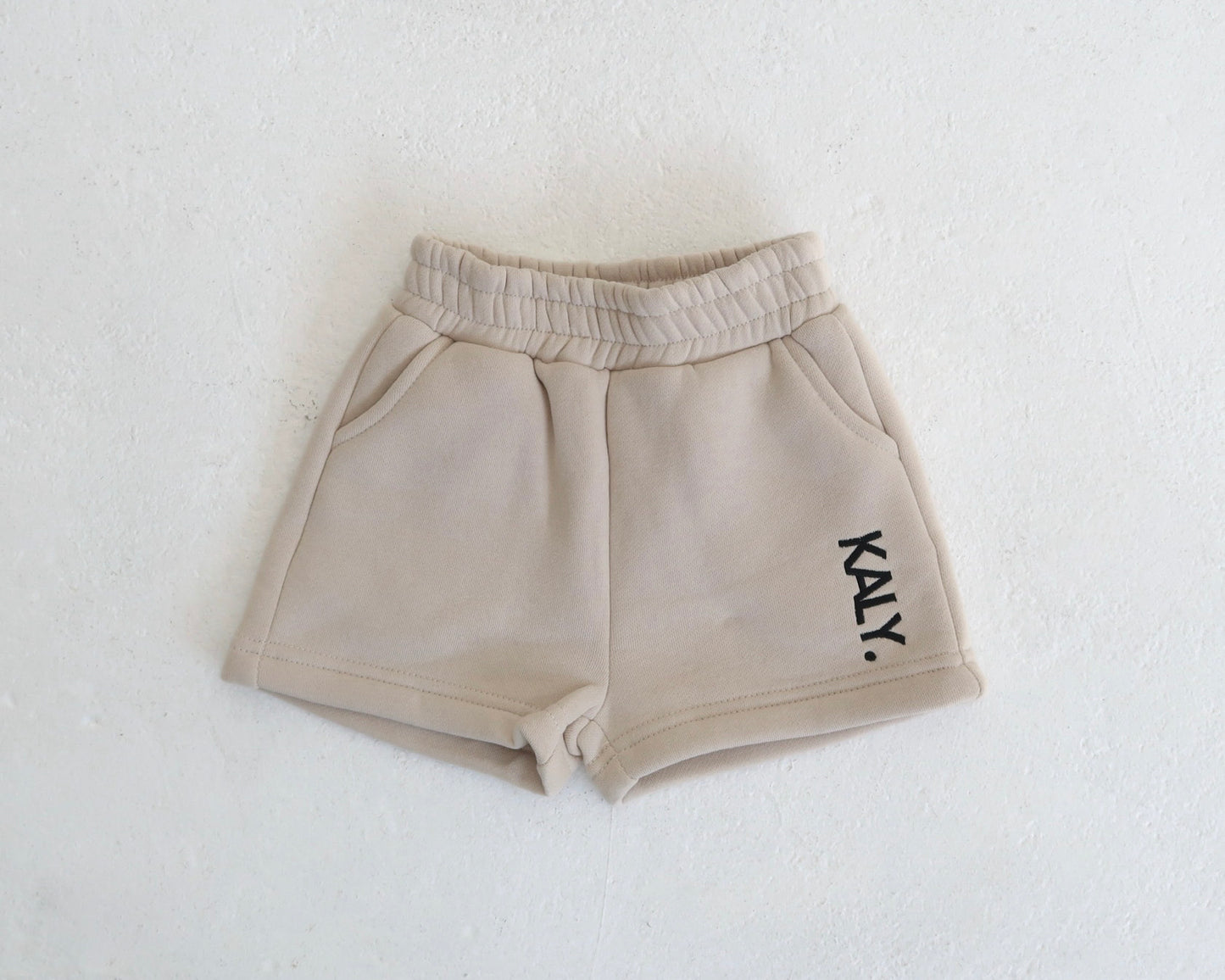 Kids Staple Fleece Shorts - Beige