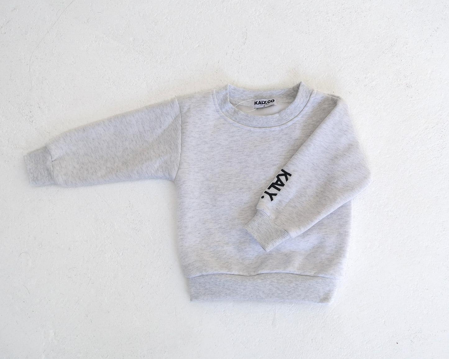 Kids Staple Fleece Jumper - Grey Marle