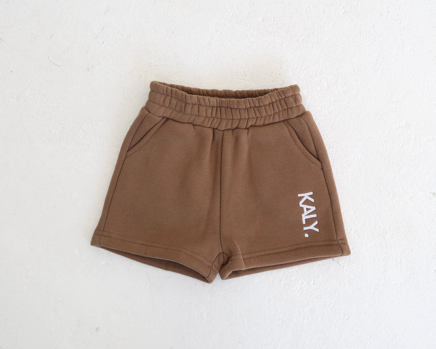 Kids Staple Fleece Shorts - Brown