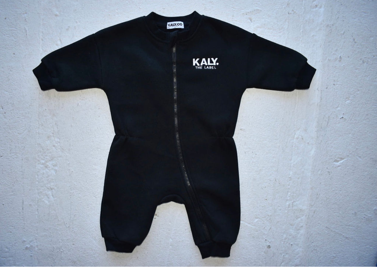 Fleece Jumpsuit - Black